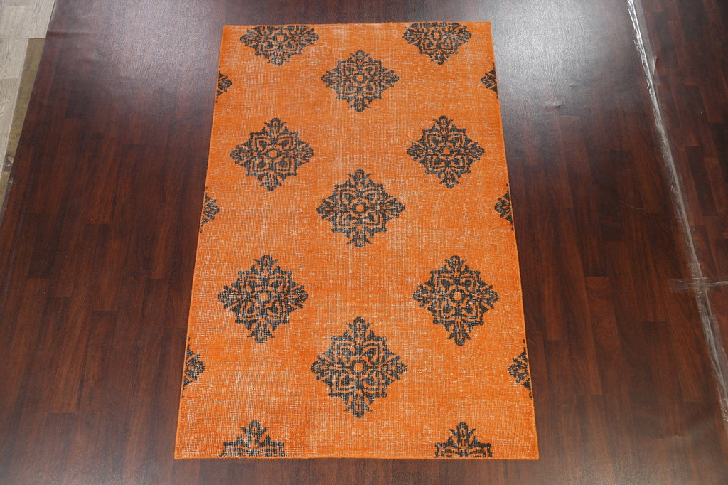 Geometric Abstract Distressed Area Rug 6x9