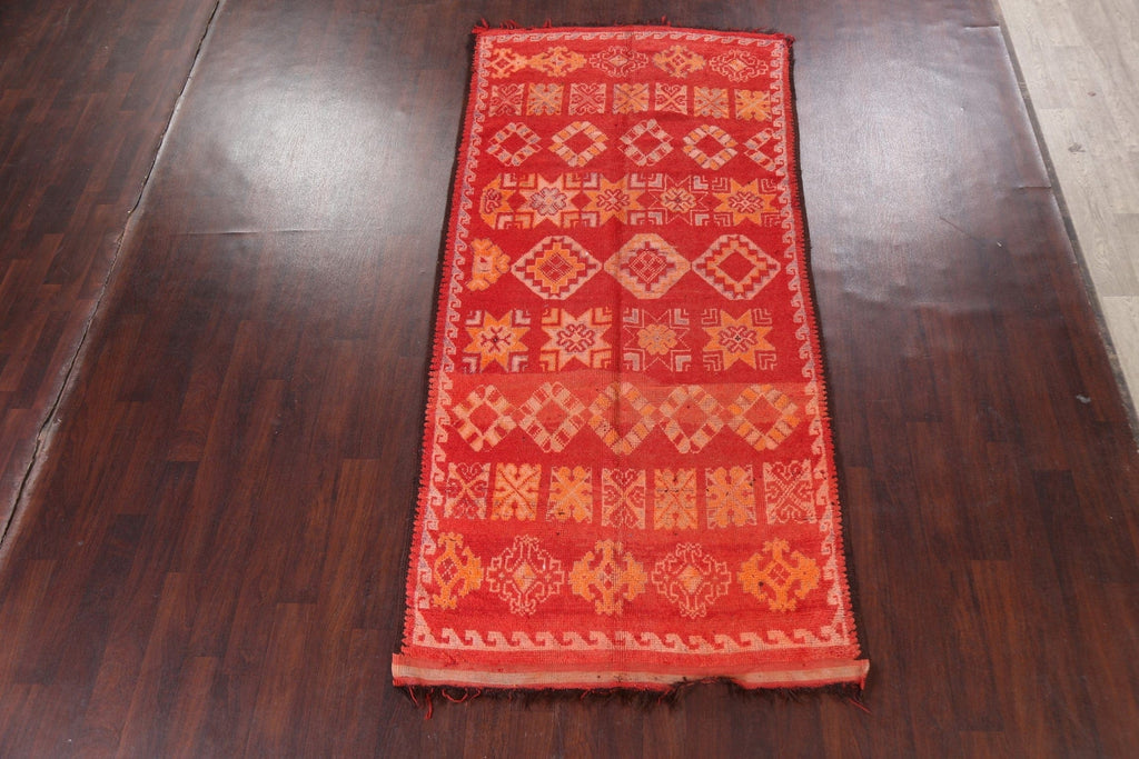 Tribal Moroccan Oriental Area Rug 5x10