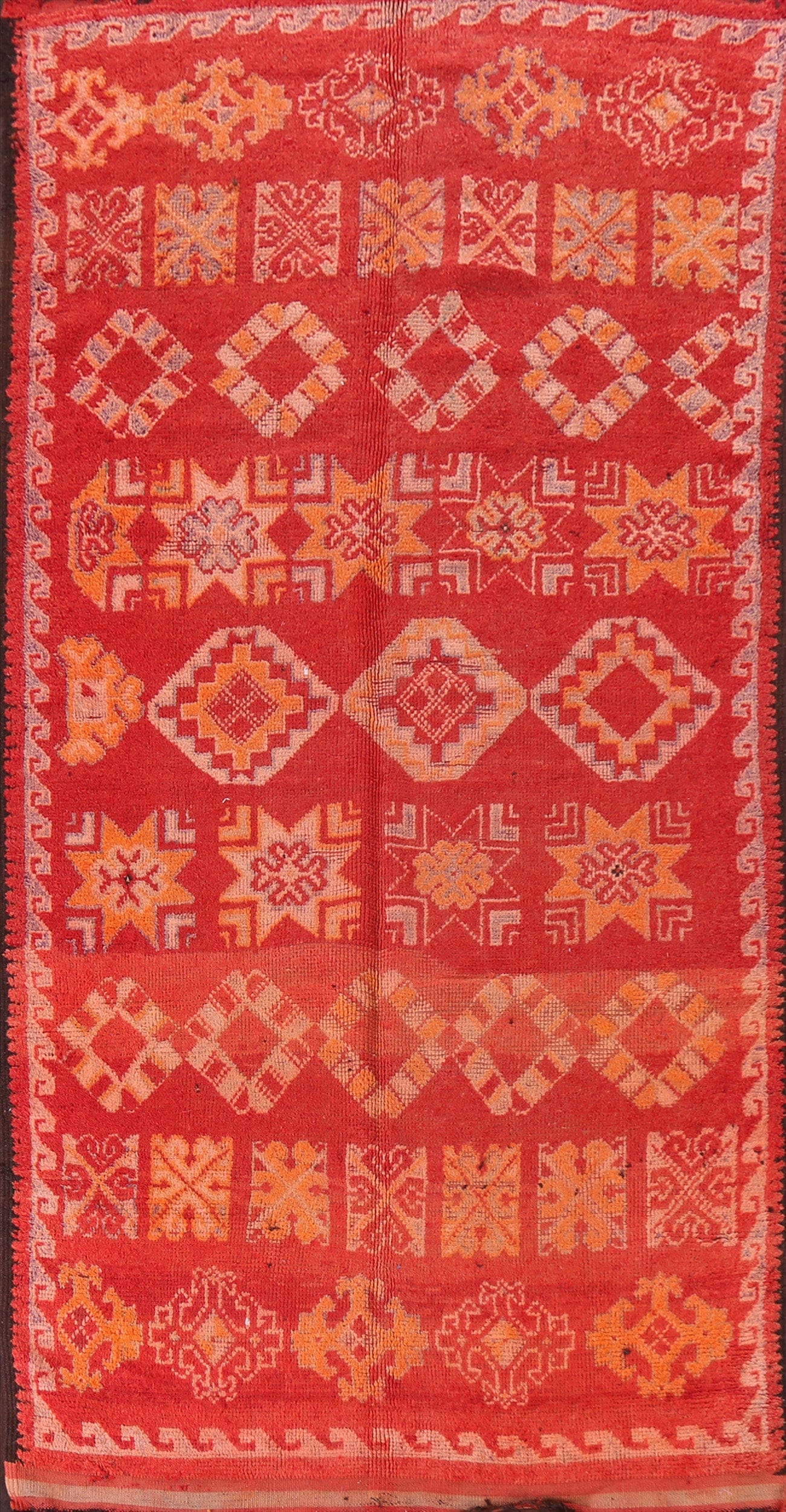 Tribal Moroccan Oriental Area Rug 5x10