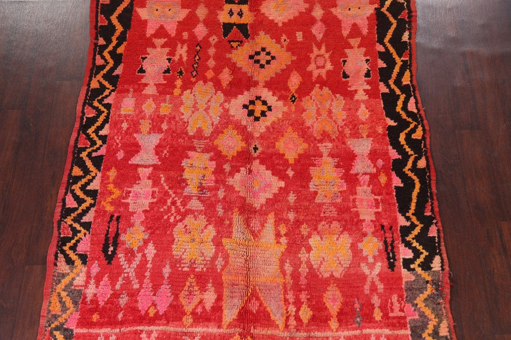 Tribal Moroccan Oriental Area Rug 6x8