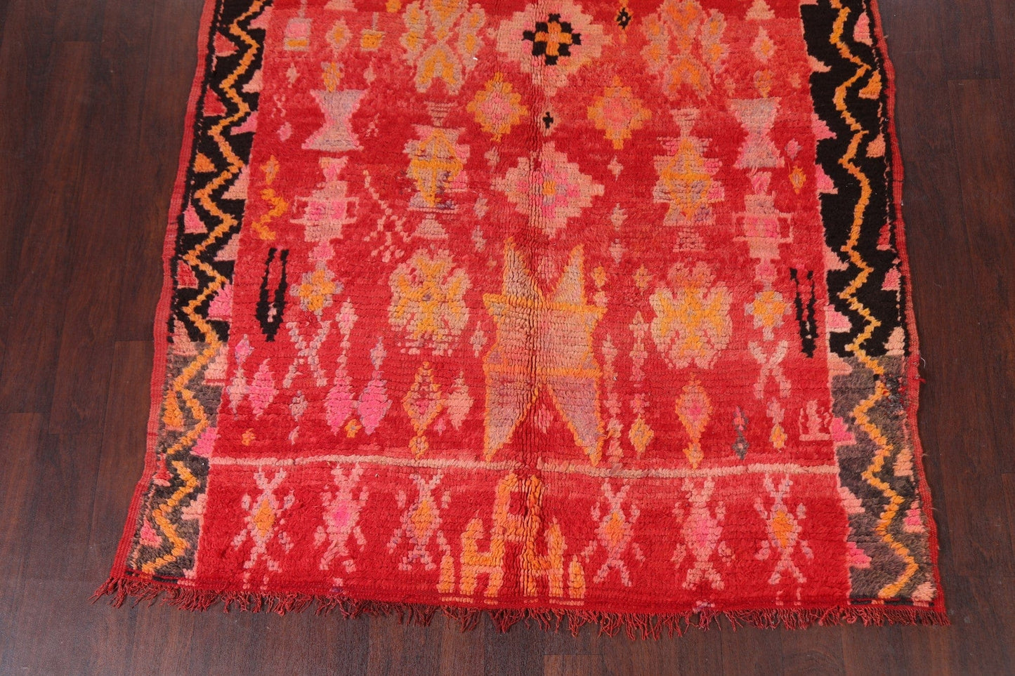 Tribal Moroccan Oriental Area Rug 6x8