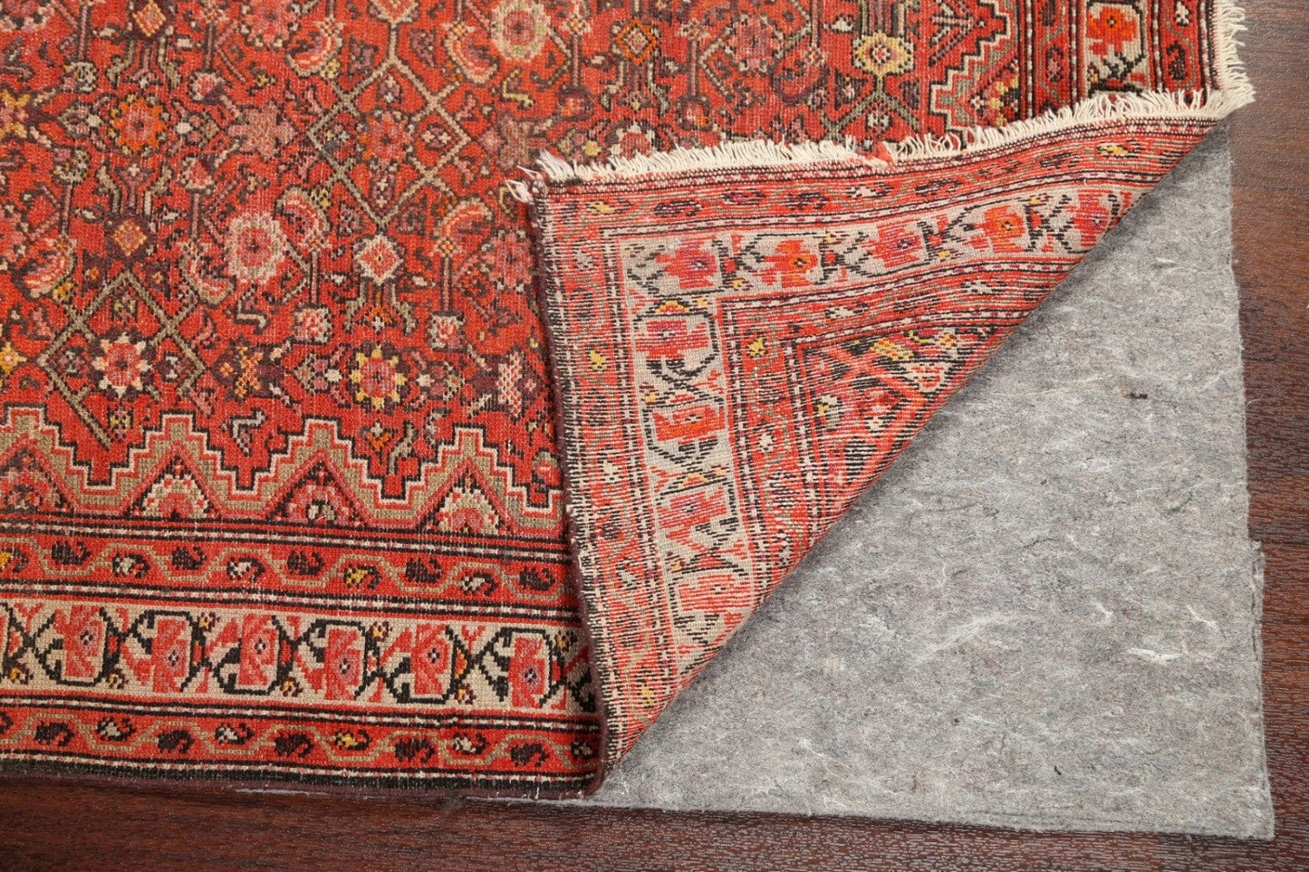 Pre-1900 Antique Vegetable Dye Malayer Persian Area Rug 4x6