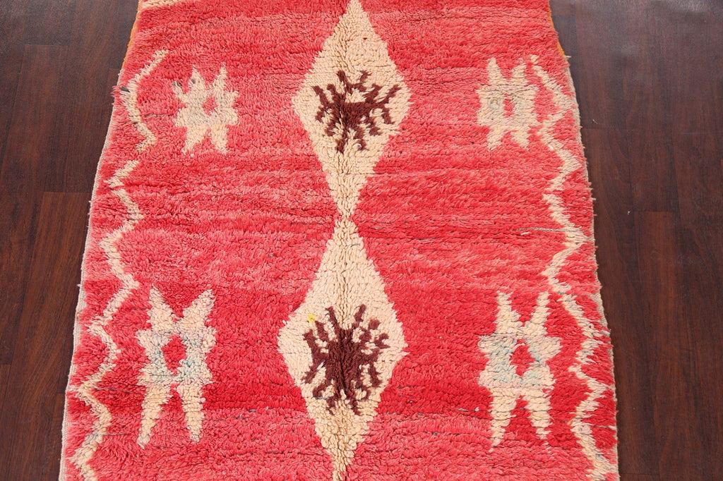 Tribal Moroccan Oriental Area Rug 5x7