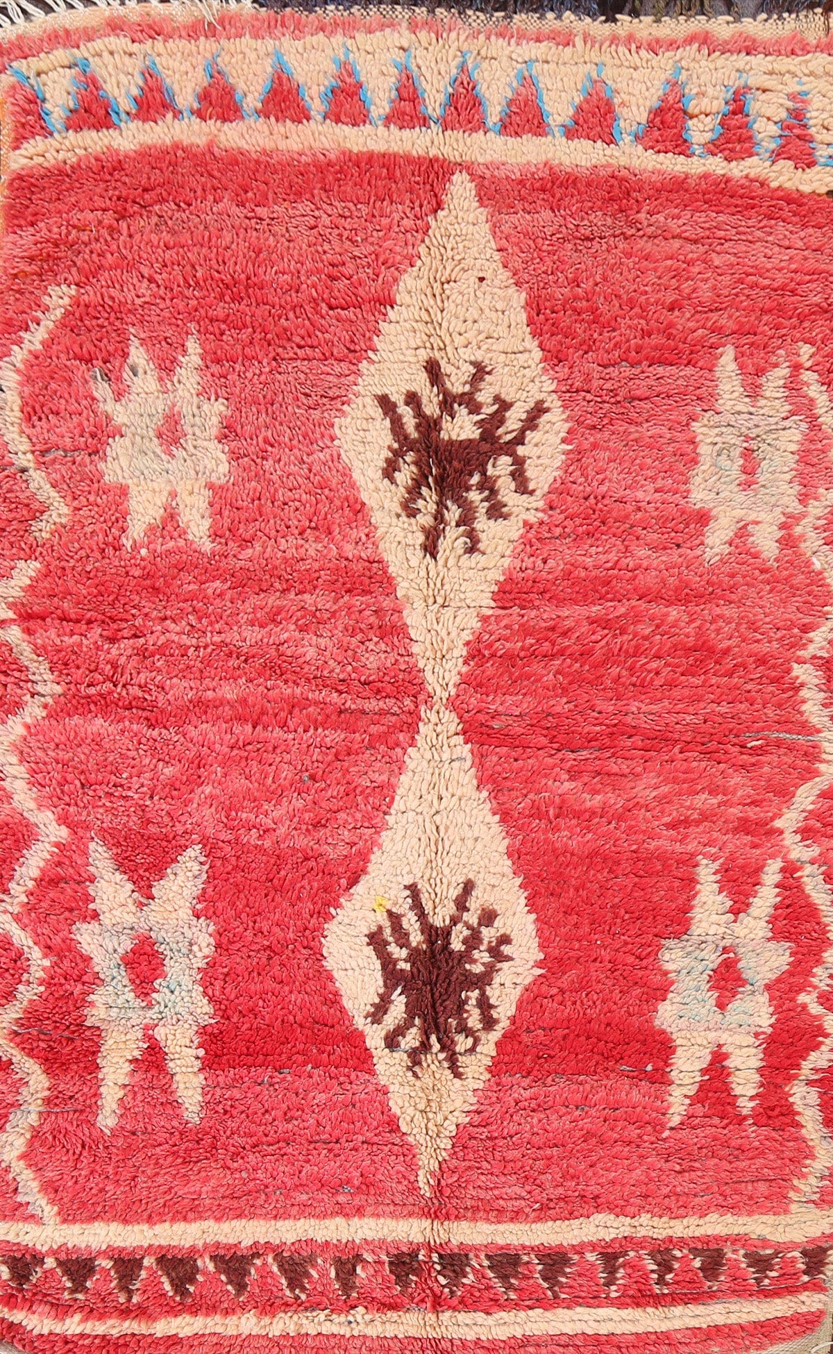 Tribal Moroccan Oriental Area Rug 5x7