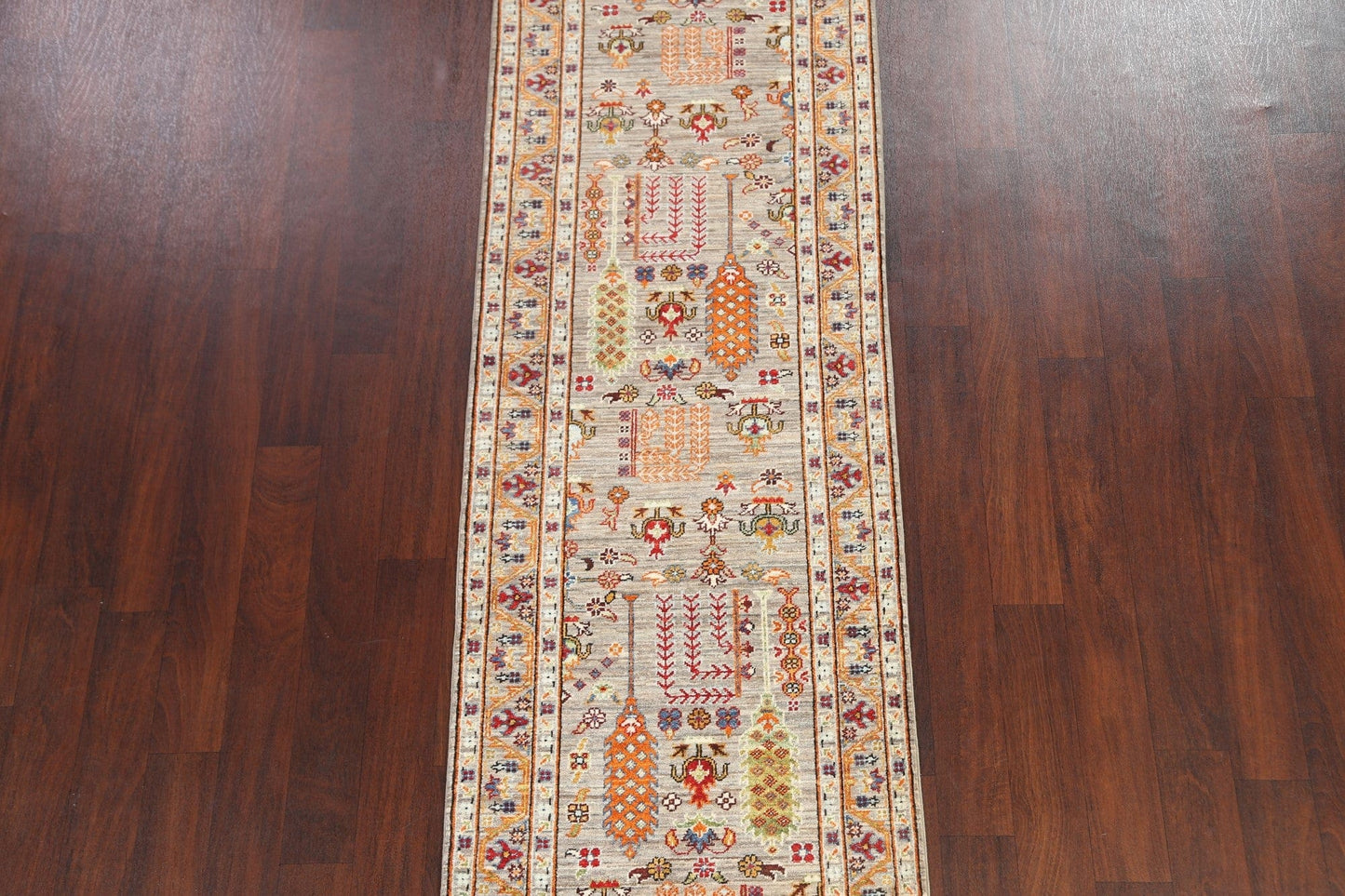 Geometric Ziegler Oriental Runner Rug 3x10