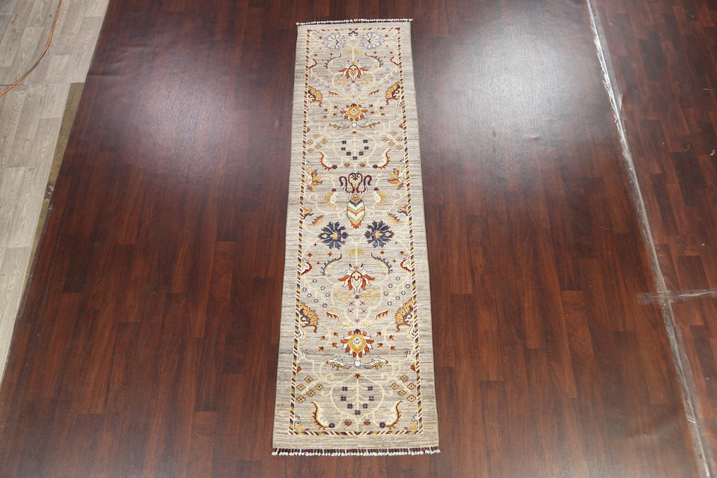 Floral Ziegler Oriental Runner Rug 3x10