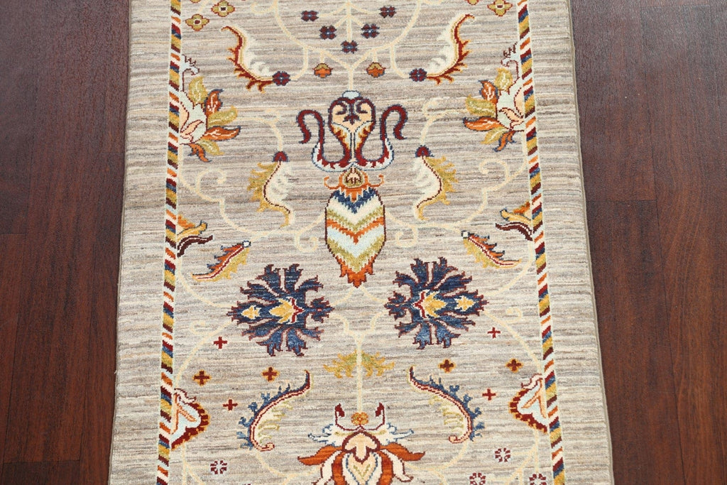 Floral Ziegler Oriental Runner Rug 3x10