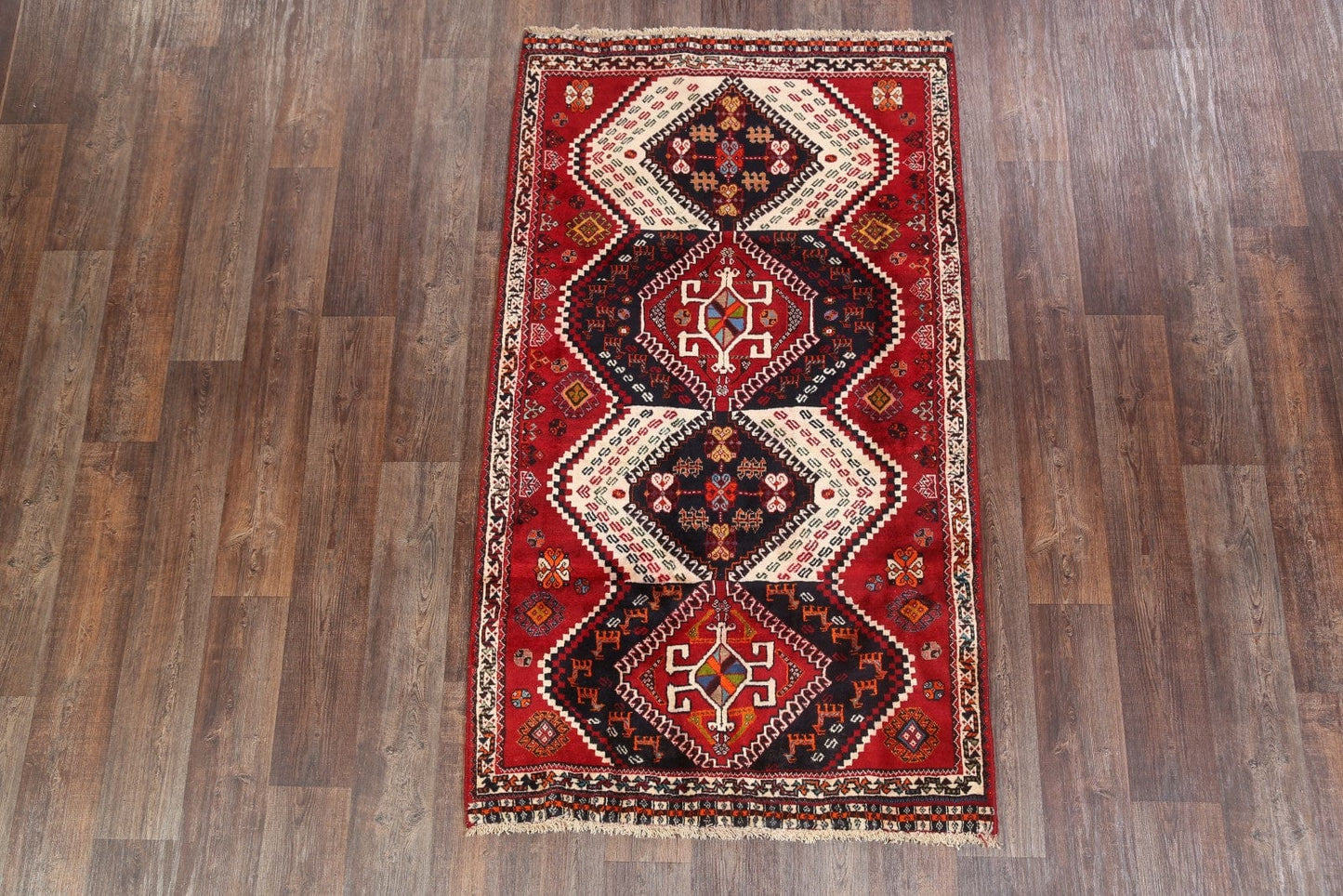 4x7 Shiraz Abadeh Persian Area Rug