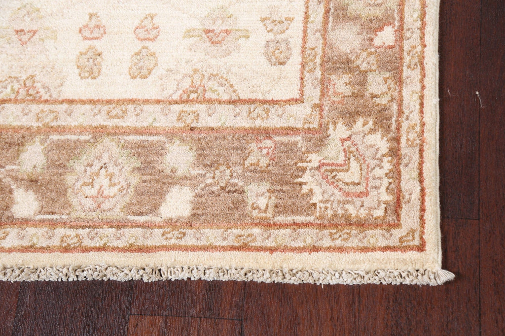 Muted Peshawar Oriental Runner Rug 3x10