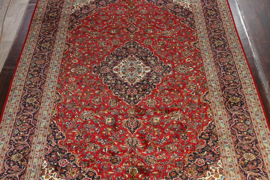 Traditional Kashan Persian Area Rug 11x16