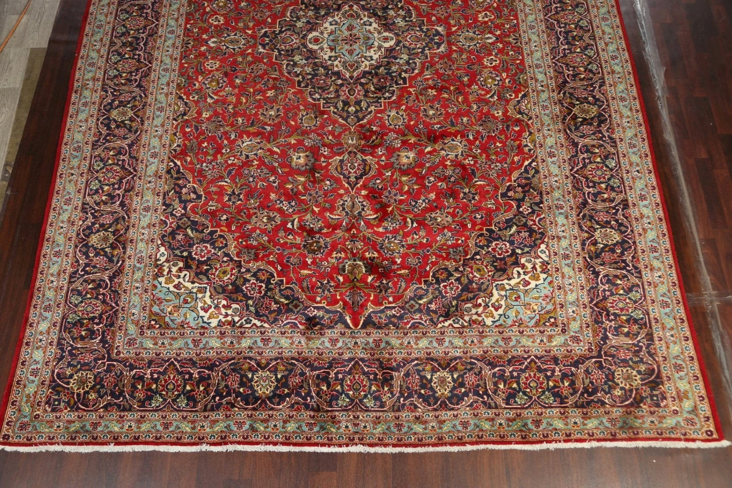 Traditional Kashan Persian Area Rug 11x16