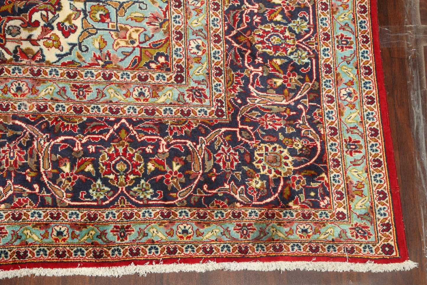 Traditional Kashan Persian Area Rug 11x16