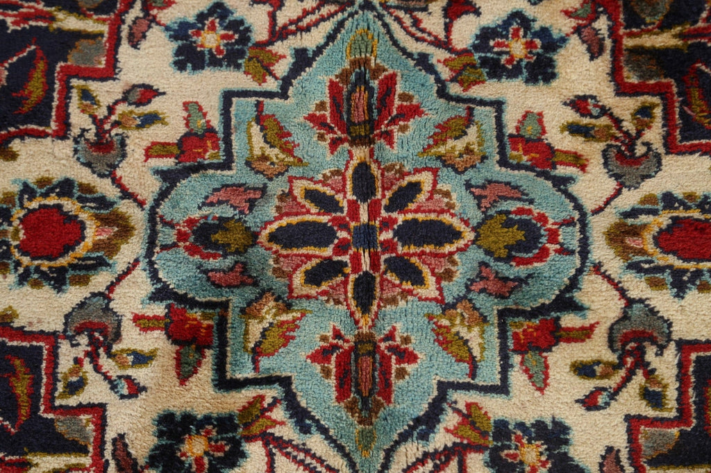 Traditional Kashan Persian Area Rug 11x16