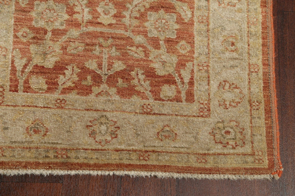 Vegetable Dye Oushak Oriental Runner Rug 3x11