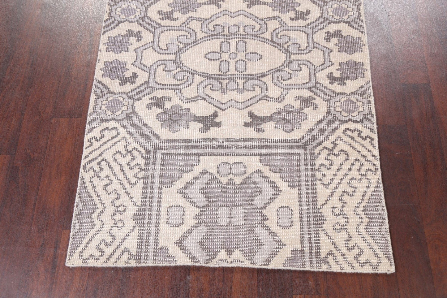 Abstract Oriental Area Rug 4x6