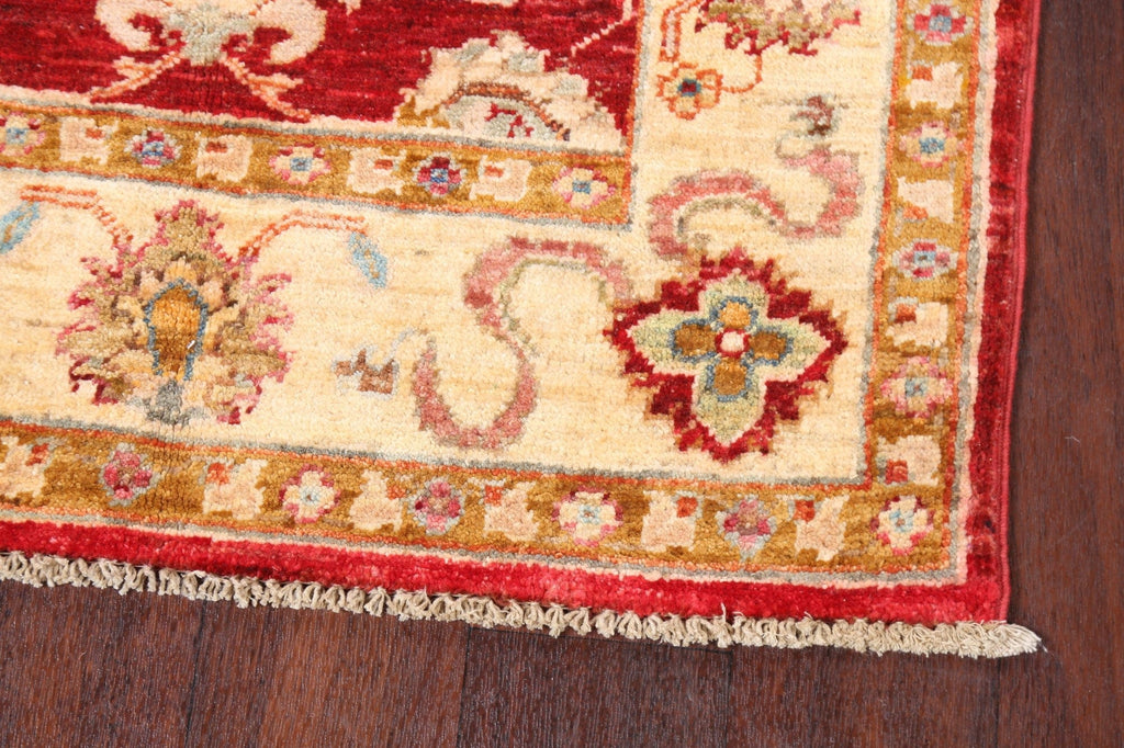 Geometric Kazak Oriental Area Rug 3x4