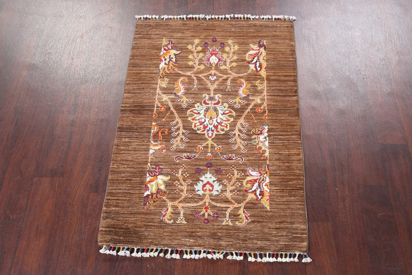 Floral Kazak Oriental Area Rug 3x4