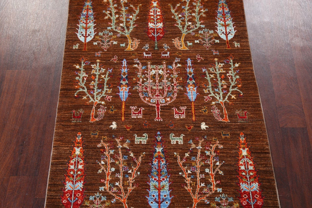 Tribal Kazak Oriental Rug 3x5