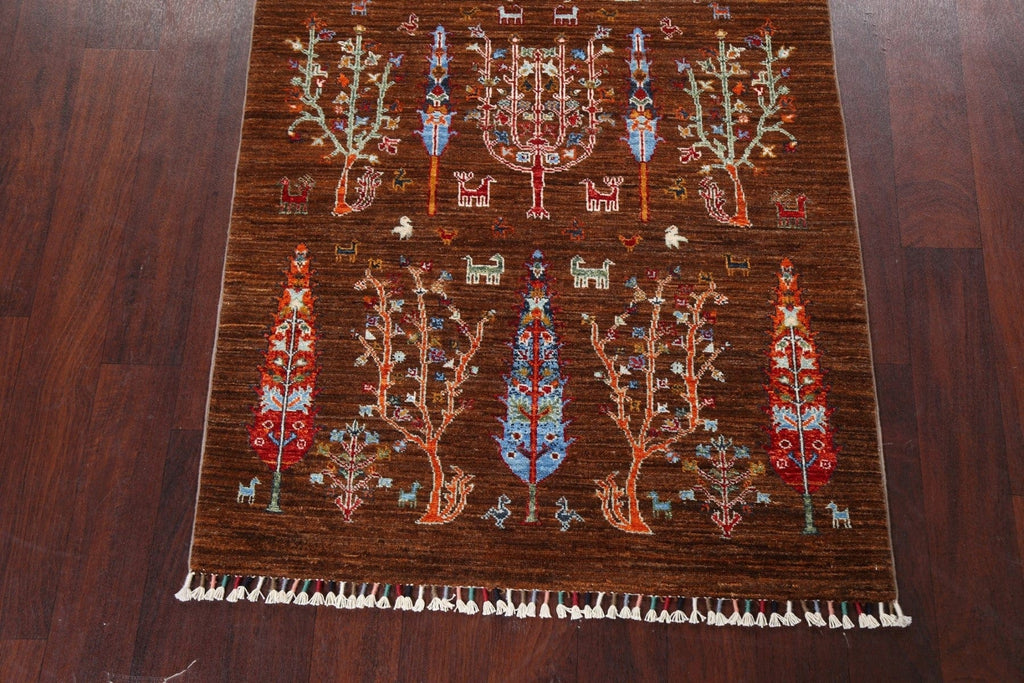 Tribal Kazak Oriental Rug 3x5