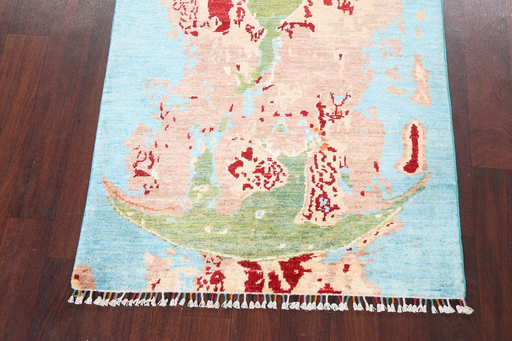 Abstract Kazak Oriental Rug 3x5