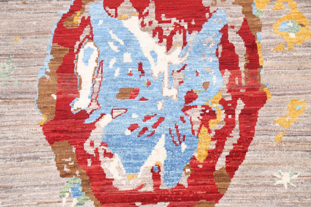 Abstract Kazak Oriental Rug 3x4