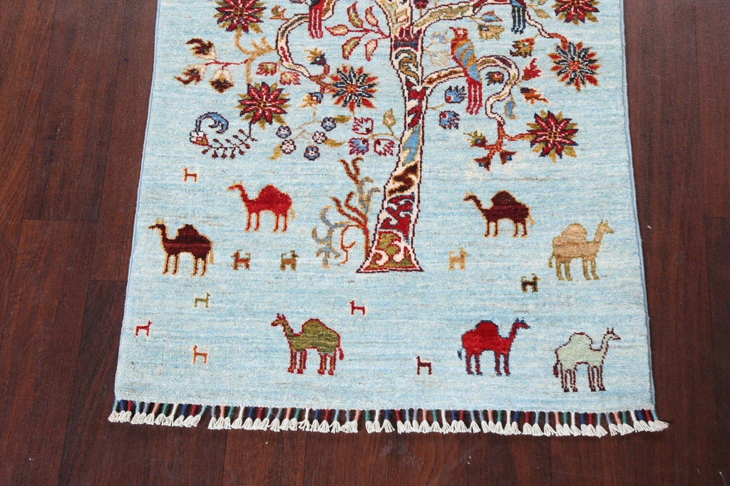 Animals Kazak Oriental Rug 3x4