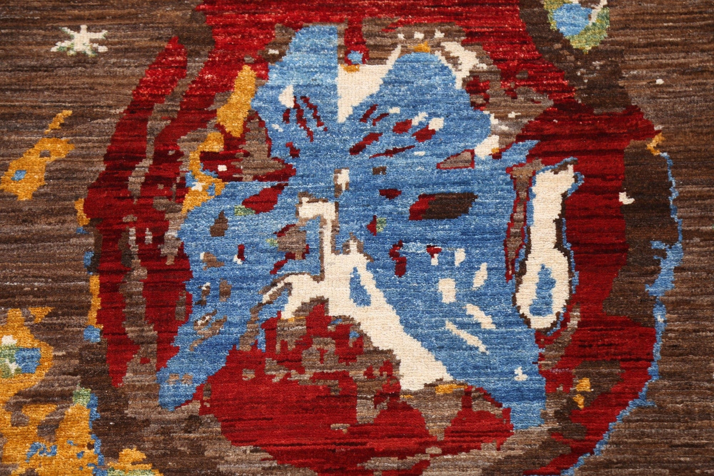 Abstract Kazak Oriental Rug 3x4