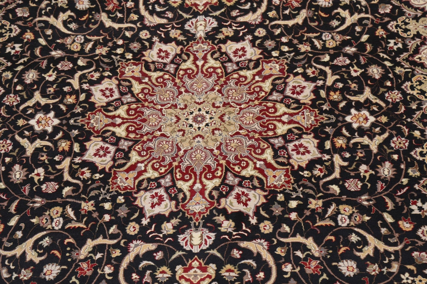 Vegetable Dye Tabriz Oriental Area Rug 9x13