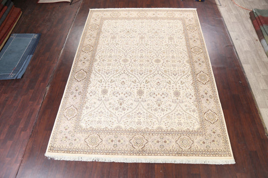 Vegetable Dye Tabriz Oriental Area Rug 9x12