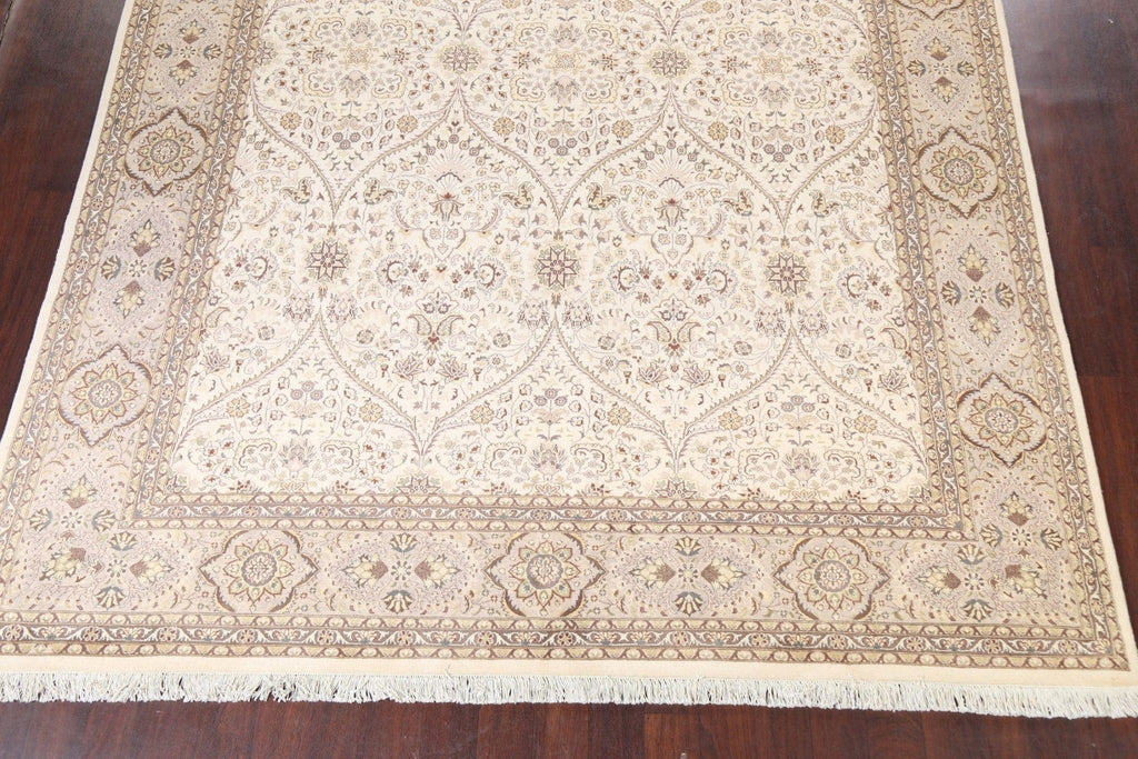 Vegetable Dye Tabriz Oriental Area Rug 9x12