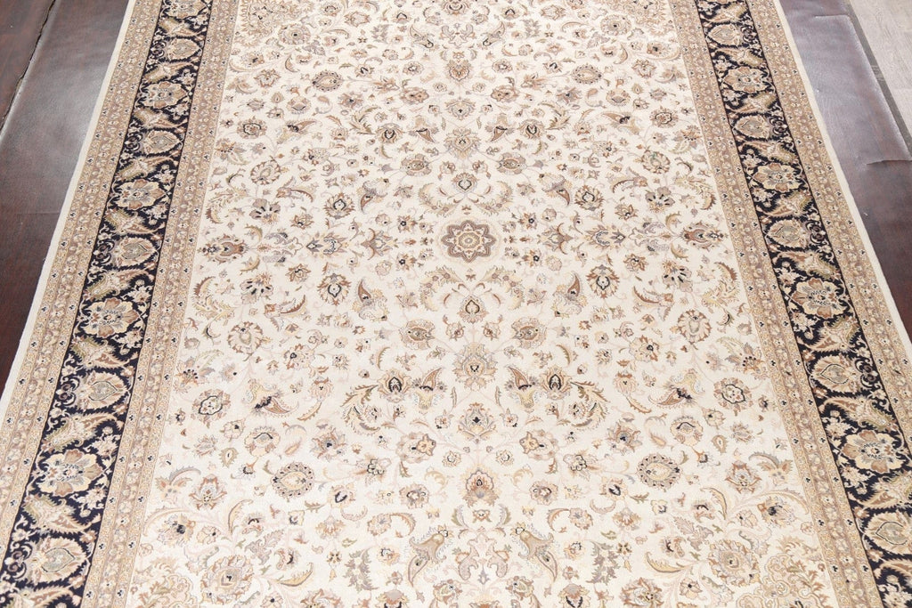 Vegetable Dye Tabriz Oriental Area Rug 10x14