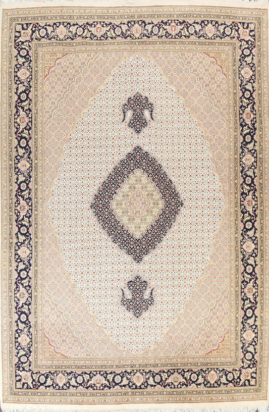 Vegetable Dye Tabriz Mahi Oriental Area Rug 9x12