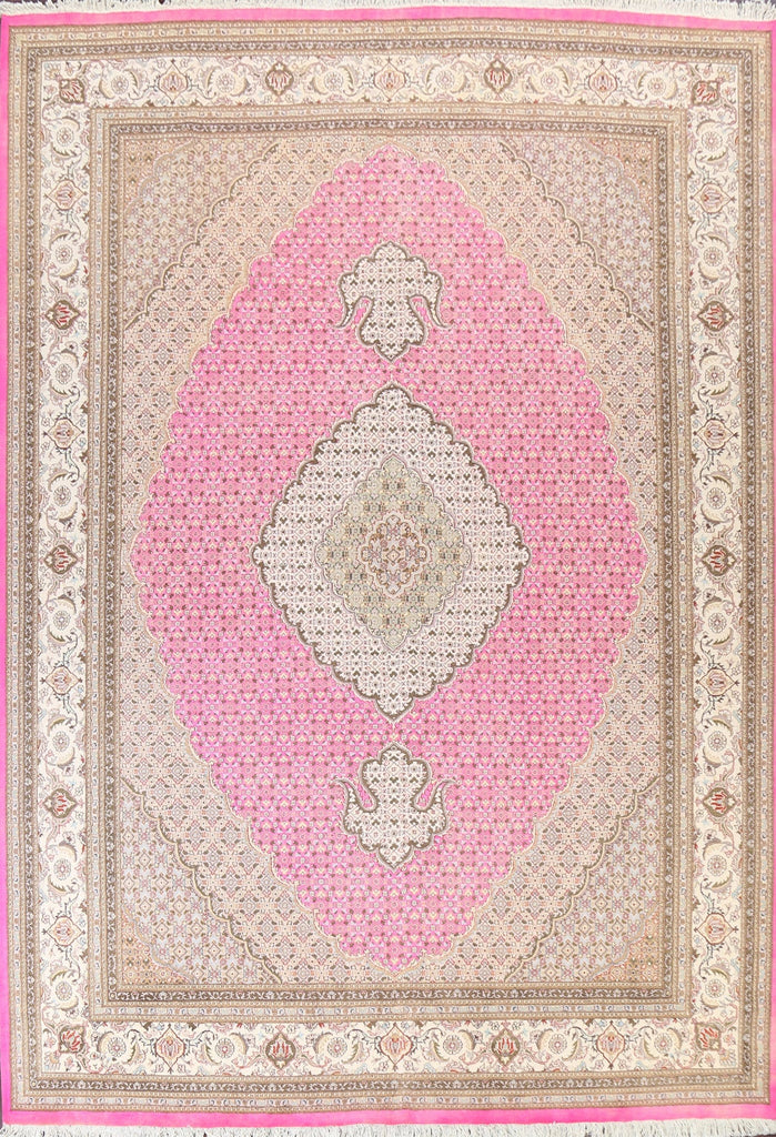 Vegetable Dye Tabriz Mahi Oriental Area Rug 9x12