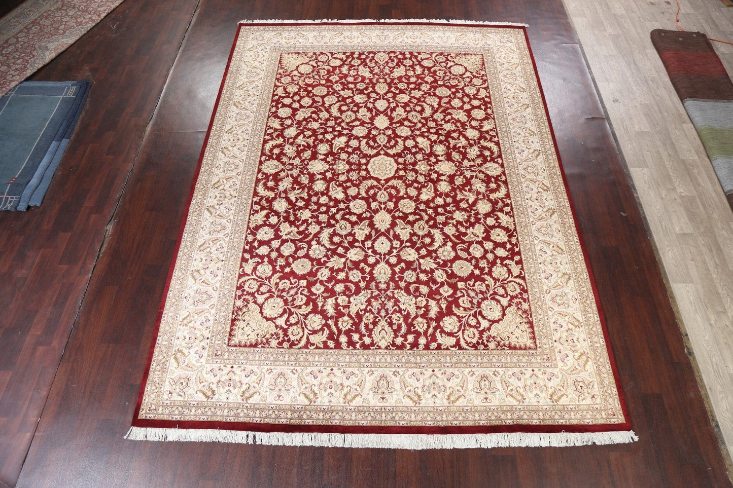 Vegetable Dye Tabriz Oriental Area Rug 9x12