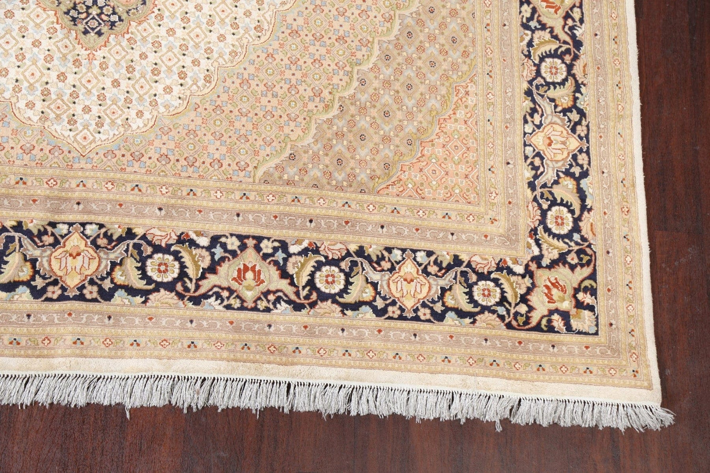 Vegetable Dye Tabriz Mahi Oriental Area Rug 9x12