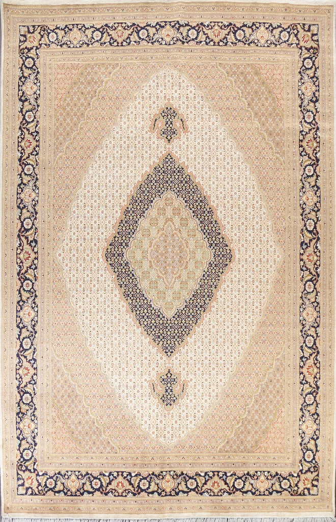 Vegetable Dye Tabriz Mahi Oriental Area Rug 9x12