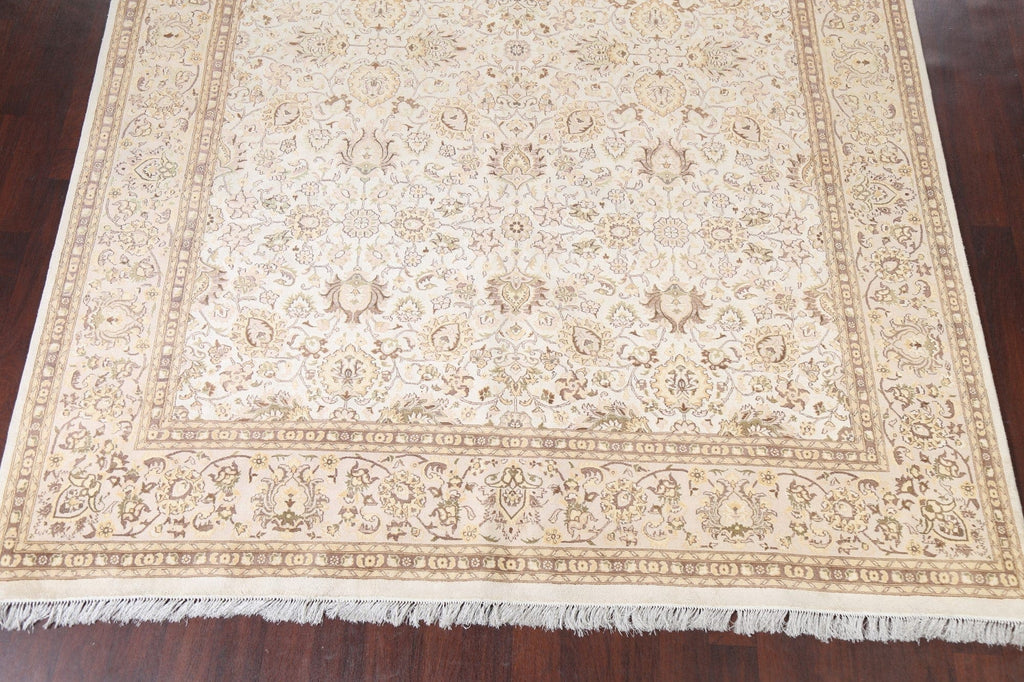 Vegetable Dye Tabriz Oriental Area Rug 9x12