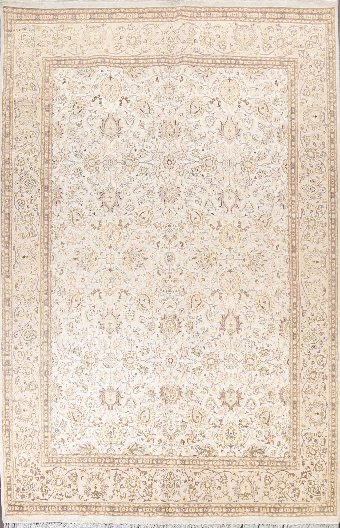 Vegetable Dye Tabriz Oriental Area Rug 9x12