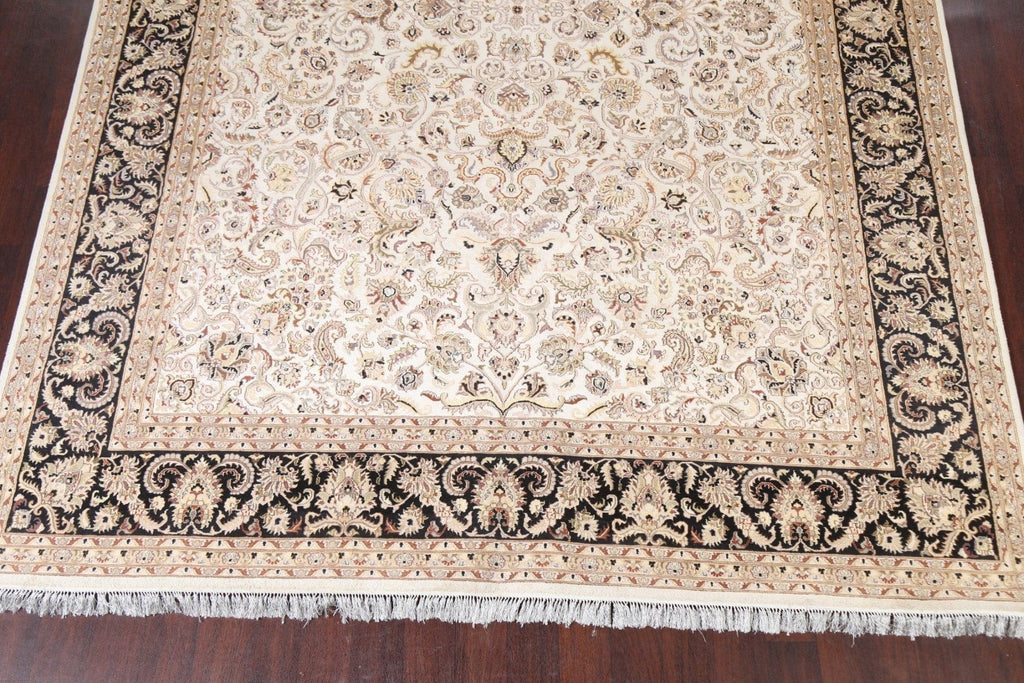 Vegetable Dye Tabriz Oriental Area Rug 9x12