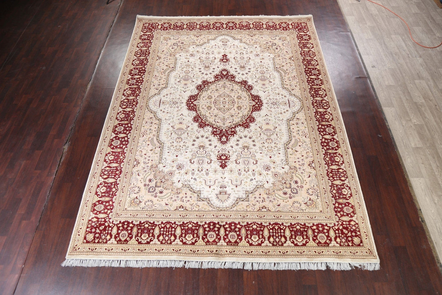 Vegetable Dye Tabriz Oriental Area Rug 9x12