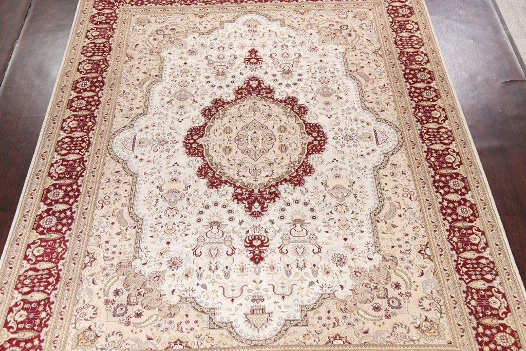 Vegetable Dye Tabriz Oriental Area Rug 9x12