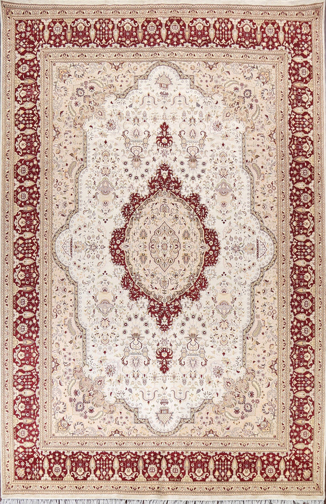 Vegetable Dye Tabriz Oriental Area Rug 9x12