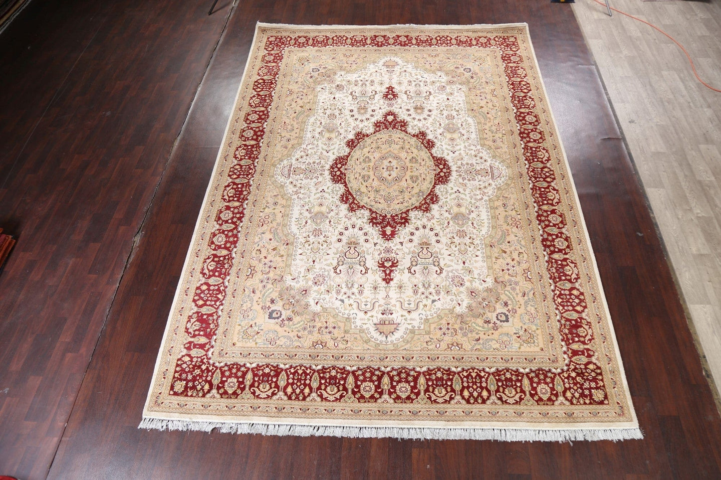 Vegetable Dye Tabriz Oriental Area Rug 9x13