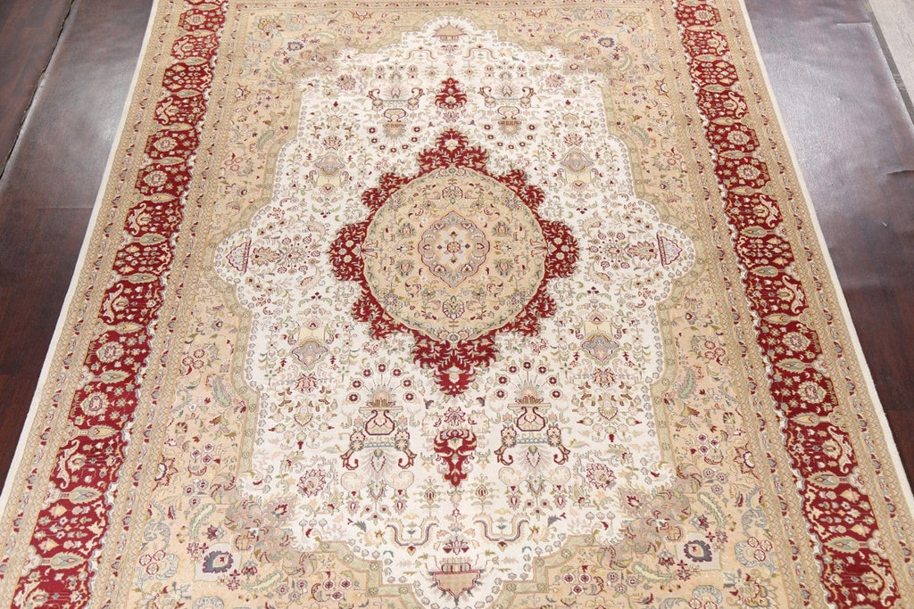 Vegetable Dye Tabriz Oriental Area Rug 9x13