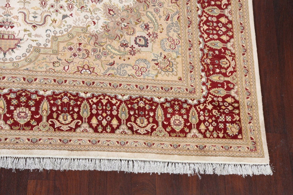 Vegetable Dye Tabriz Oriental Area Rug 9x13