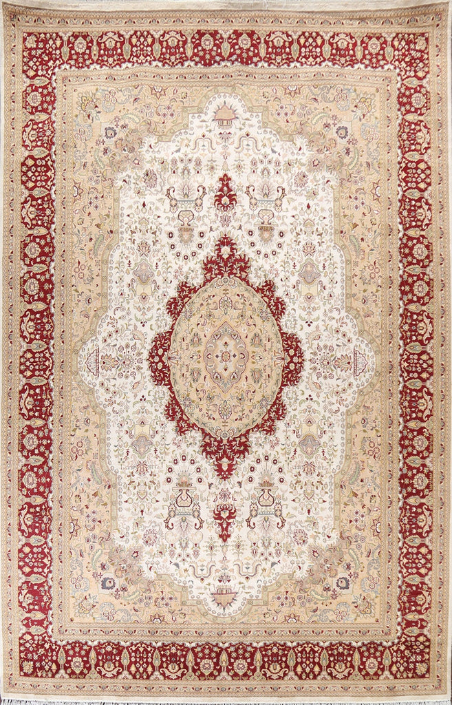 Vegetable Dye Tabriz Oriental Area Rug 9x13