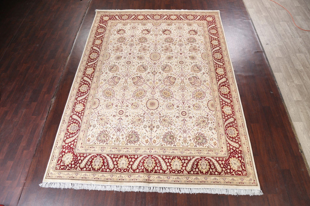 Vegetable Dye Tabriz Oriental Area Rug 9x13