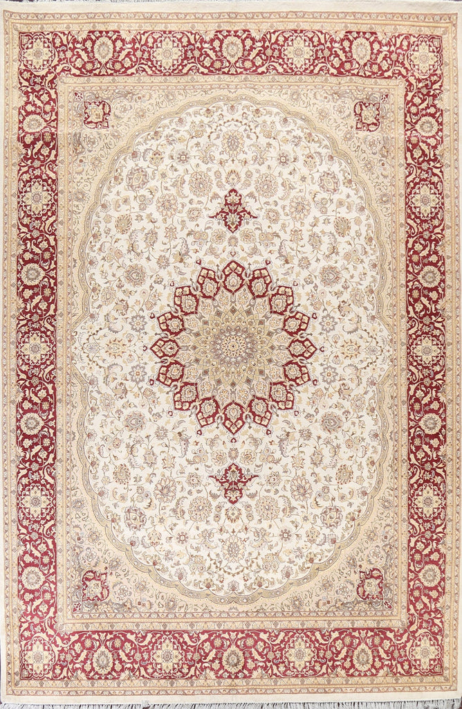 Vegetable Dye Tabriz Oriental Area Rug 9x13