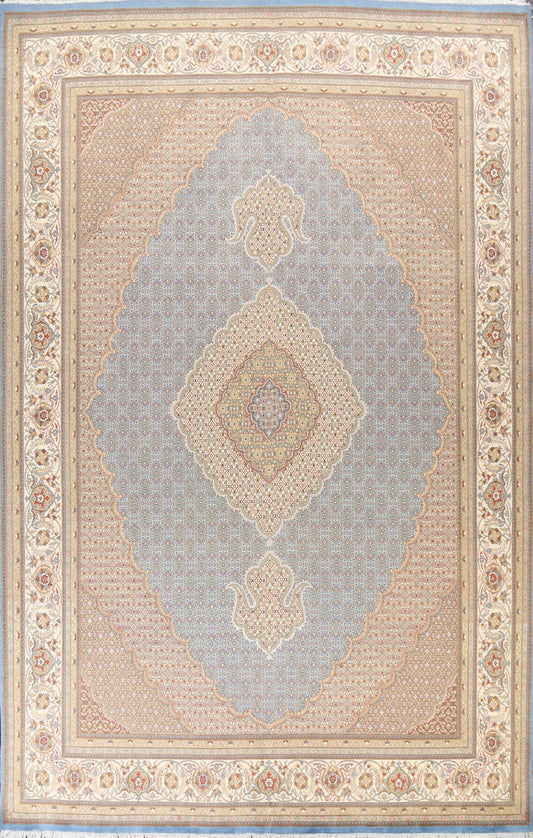 Vegetable Dye Tabriz Mahi Oriental Area Rug 9x13