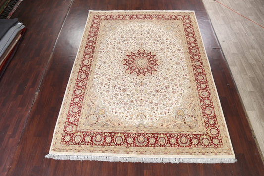 Vegetable Dye Tabriz Oriental Area Rug 9x12